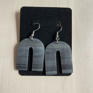 Handmade clay earrings